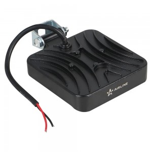 Фара светодиодная квадратная, 9 LED направленный свет, 9W (83х83х22) 12V. STANDA ALED027 AIRLINE