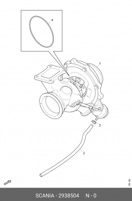 Ремонтный комплект 2938504 SCANIA