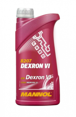 Масло трансмиссионное синтетическое 8207 Dexron VI 1л 1371 MANNOL