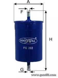 Фильтр топливный FG202 FG 202 GOODWILL