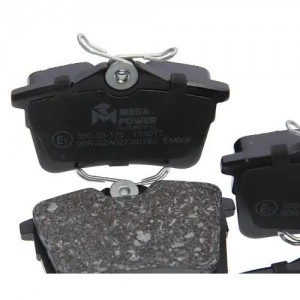 Колодки тормозные PEUGEOT Partner (08-) CITROEN Berlingo (08-) задние (4шт.) MEG 350-33-125 MEGA POWER
