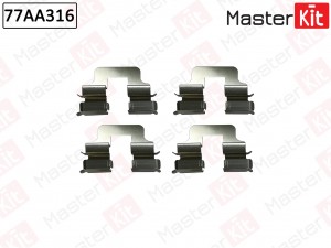 Комплект установочный тормозных колодок Volvo S80 II (124) 2006 - 77AA316 77AA316 MASTER KIT