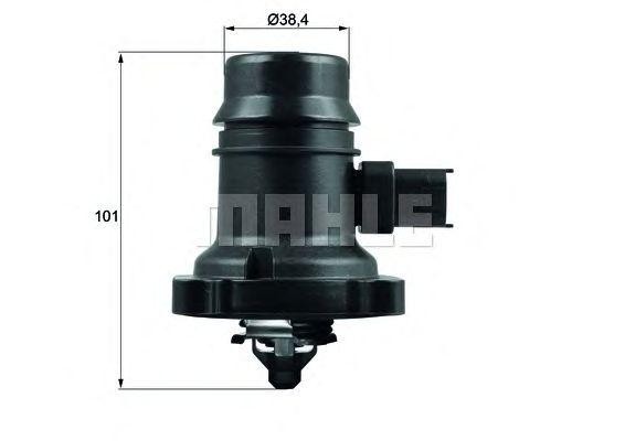 Термостат OPEL Astra J (A14XER),Corsa D (A12XER) (09-) (103град.) MAHLE TM 37 103 MAHLE KNECHT