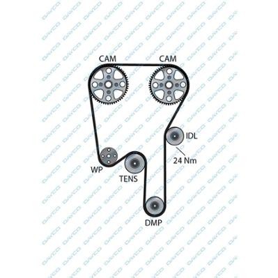 VOLVO S40/S60/S80/V40/RENAULT SAFRANE 94789 DAYCO