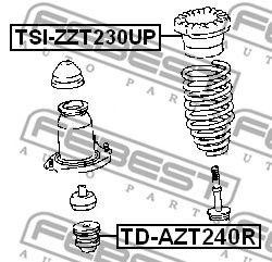 Проставка пружины TSI-ZZT230UP TSI-ZZT230UP FEBEST