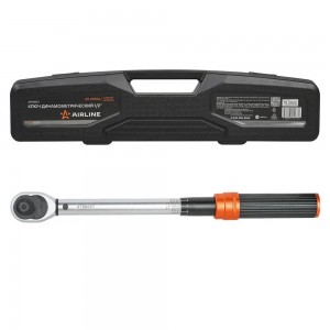 Ключ динамометрический 1/2 20-120Нм PRO в кейсе, кнопка быстр.сброса, алюмин.рук ATBN057 AIRLINE