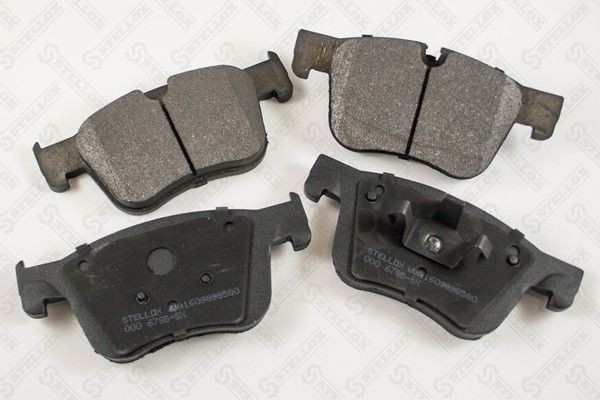 колодки диск. перед. ! с антискрип. пл.\ Peugeot, Citroen C4 Picasso 1.6/1.6HDi  000-678B-SX STELLOX