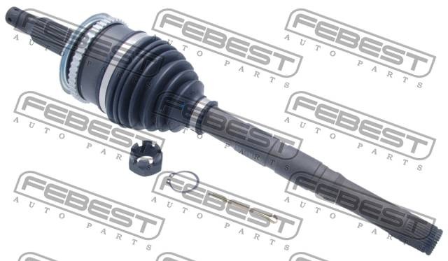 ШРУС с валом 33x490x30 0414-KB4A47R 0414-KB4A47R FEBEST