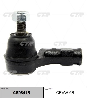 Наконечник рулевой тяги VOLKSWAGEN Caddy / Golf / Corrado / Jetta (Bora) / Passa CE0841R CTR