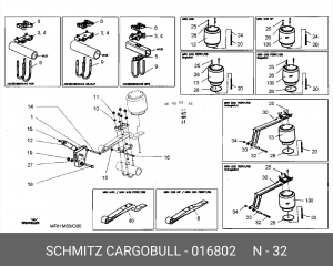 болт! М16х160\ Schmitz 016802 SCHMITZ CARGOBULL