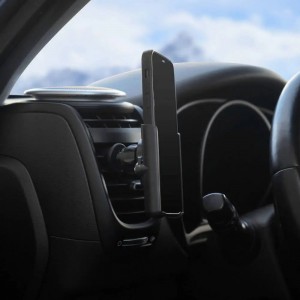 Держатель телефона на дефлектор черный AIRLINE AMS-U-25 AIRLINE