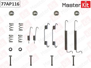 Комплект установочный тормозных колодок OPEL Tigra 94-00 , Corsa C 00-, 03- , Co 77AP116 MASTER KIT