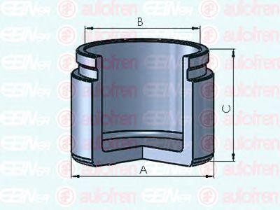 поршень суппорта! d60\ Nissan Qashqai/X-Trail II, Opel Frontera B, Toyota Previa D025239 AUTOFREN SEINSA