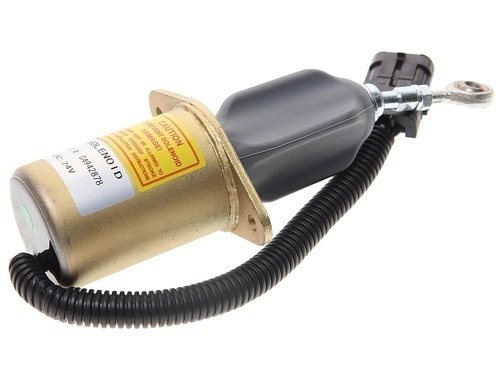 Клапан электромагнитный КАМАЗ,ПАЗ дв.CUMMINS 4BT,6BT,6CT отсечки топлива MOVELEX 4942878MX MOVELEX