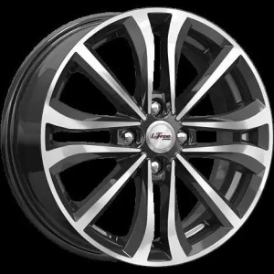 iFree Панган 16.0 / 6.0J PCD 4x100.00 ET 45.00 ЦО 60.10 Литой / Черный с полиров 656802 IFREE