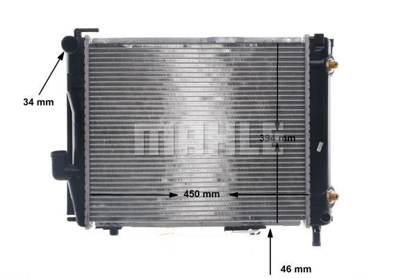РАДИАТОР (450Х370) CR257000S MAHLE KNECHT