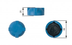 Крышка бачка расширительного VW Golf 2,Jetta 2 (84-89) AUDI (-97) A80,A100,A4,A6 RC203 GATES