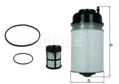 Фильтр топливный MERCEDES Actros комплект MAHLE KX406KIT MAHLE KNECHT