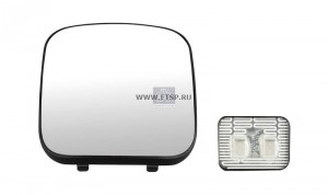 Стекло зеркала бордюрного с подогревом A0028114733 MB Atego/Actros/Axor 4.64835 DIESEL TECHNIC