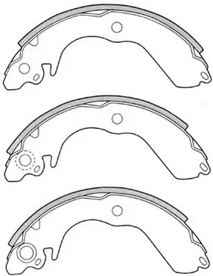 Колодки тормозные MITSUBISHI eK-Active 0119, eK-series 0106, eK-Sport BS23707 BS23707 SB NAGAMOCHI