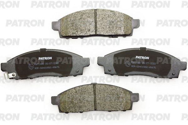 Колодки тормозные дисковые перед. DONGNAN : ZINGER 2.0 08- \ MITSUBISHI: L 200 2 PBP1380 PATRON