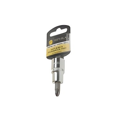Бита-головка 1/2" POZIDRIVE PZ 4.0х22мм L=60мм с держателем ЭВРИКА ER-94702H EVRIKA