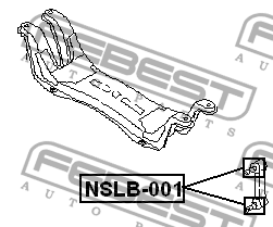 ПЫЛЬНИК ТЯГИ СТАБИЛИЗАТОРА NSLB-001 FEBEST