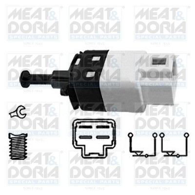 Выключатель DAEWOO Matiz (05-) CHEVROLET Lacetti (03-),Aveo стоп-сигнала АКПП ME 35108 MEAT DORIA