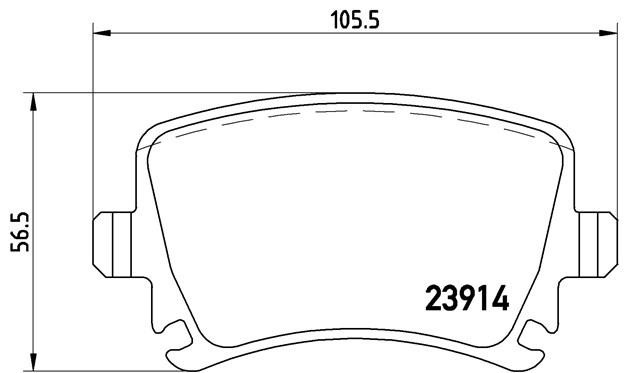 Колодки тормозные P85073 P85073 BREMBO