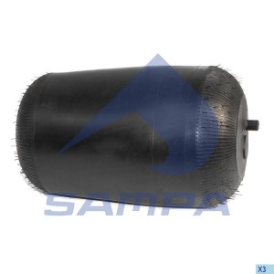 Пневморессора MERCEDES Actros (без стакана) (1 шп.-штуц. M16/24х1.5мм) SAMPA SP554187 SAMPA