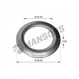Кольцо BPW (ECO) ступицы упорное (53х98х10) (6-9т) MANSONS 300.005 MANSONS