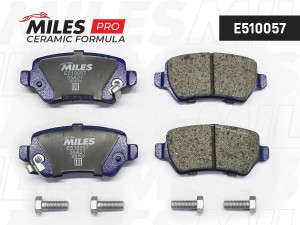 Колодки тормозные задние (Смесь CERAMIC серия PRO) OPEL ASTRA G/H/ZAFIRA A (TRW  E510057 MILES