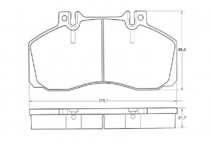 MERCEDES BENZ TRUCK 709 (1986-1996) T02984001 TOPCOVER