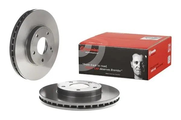 Диск тормозной NISSAN Maxima (00-),Primera (P12) передний (1шт.) BREMBO 09.9368.11 BREMBO