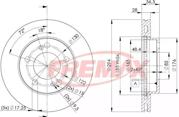 диск тормозной передний!\ SsangYong Kyron D20/D27/E23 05> BD8674 FREMAX