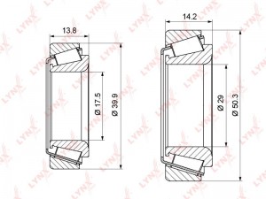 Подшипник ступицы задний подходит для DAEWOO Nexia I-II 1.5-1.6 95 / Espero 1.5- WB-1124 LYNXAUTO