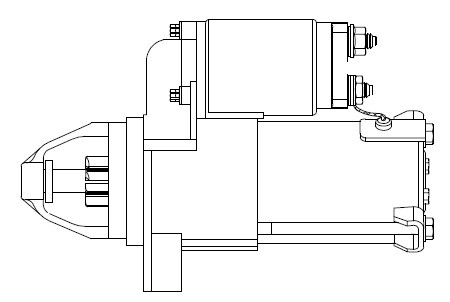 Стартер для а/м BYD F3 (05-) 1.5i/1.6i 1,1кВт (LSt 2777) LSt 2777 START VOLT