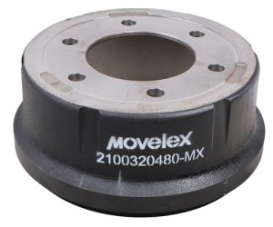 Барабан тормозной JAC N75 задний MOVELEX 2100320480MX MOVELEX