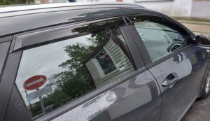 Дефлектор двери KIA Ceed (19-) комплект (4шт.) COBRA TUNING K15619 COBRA TUNING