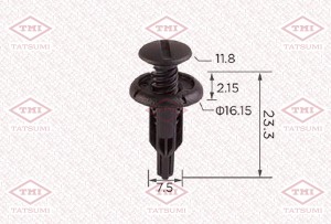 Клипса автомобильная [упаковка 10 штук] GENERAL MOTORS TJB1319 TJB1319 TATSUMI