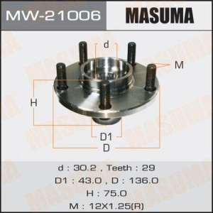 ступица передняя!\ Nissan X-Trail T30 00-06 MW-21006 MASUMA