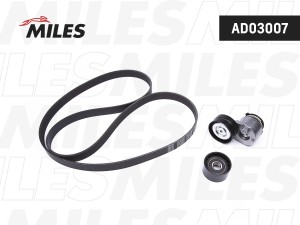 Комплект ремня приводного RENAULT DUSTER AD03007 AD03007 MILES