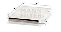 Фильтр салона CU2839 MANN FILTER