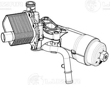 Радиатор масляный OPEL Astra (10-) LUZAR LOC2105 LUZAR