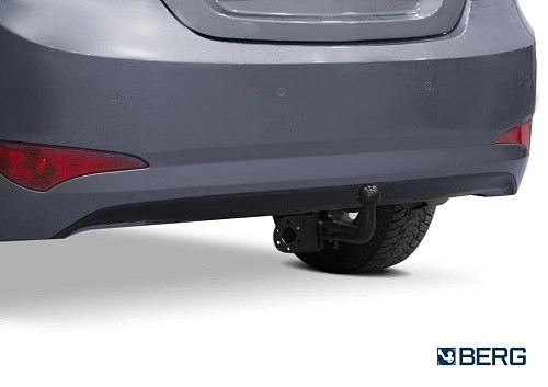 фаркоп! шар А, 1200/75 кг.\ Hyundai Solaris 11-17, Kia Rio 11-17 F.2313.001 BERG