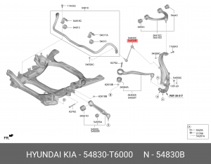 СТОЙКА СТАБИЛИЗАТОРА 54830-T6000 54830T6000 HYUNDAI KIA