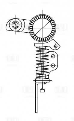Ролик привод. ремня для а/м Volvo XC90 (15-)/Geely Tugella (19-) 2.0T (с натяж.  CM 5806 TRIALLI