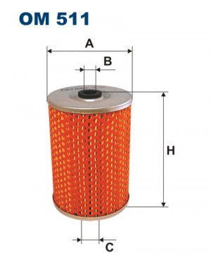 фильтрующий элемент маcла!(б)\ MB W116/W123/W126 2.8-5.6 <91 OM511 FILTRON