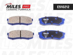 Колодки тормозные задние (Смесь CERAMIC серия PRO) TOYOTA LC 80/90/120 90/MITSUB E510212 MILES