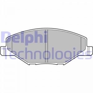 Колодки передние VW POLO SEDAN RUS LP2444 LP2444 DELPHI